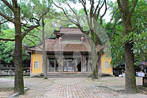 Temple in the traditional architectural style of the east, Hai D