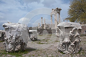 The Temple of Trajan, Acropolis of Pergamum(Pergamon),Bergama,Tu