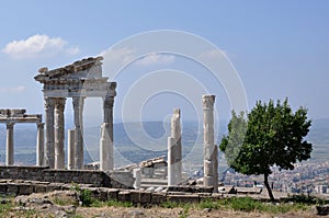 Temple Of Trajan, Pergamon / Pergamum, Bergama, Turkey