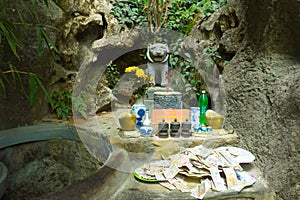 Temple At The Trang An Scenic Landscape Complex In Vietnam