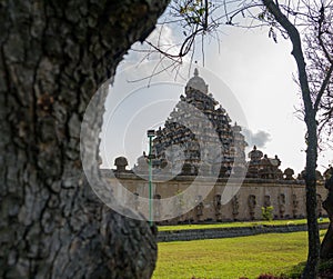 Temple trees grass building structure