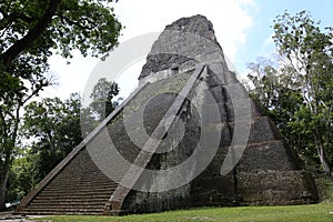 Temple V at Tikal, Guatemala, Central America