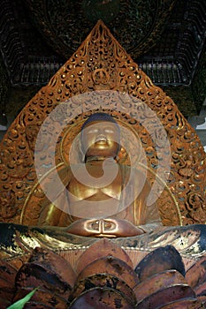 Temple Valley 18 foot gold Leaf Buddha
