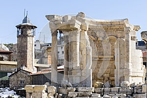 Temple of Venus, Heliopolis Roman ruins in Baalbek, Lebanon