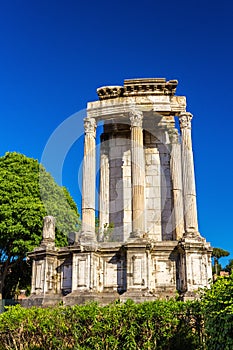 Temple of Vesta in the Roman Forum, Italy