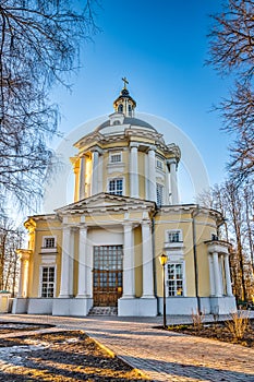 The Temple of the Vladimir Icon of the Mother of God in the estate Vinogradovo.