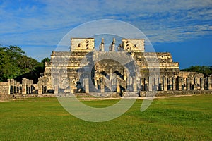 Temple of the Warriors. Chichen Itza, Mexico