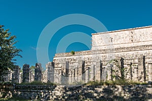 Temple of the Warriors at Chichen Itza, Mexico