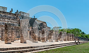 Temple of the Warriors at Chichen Itza, Yucatan