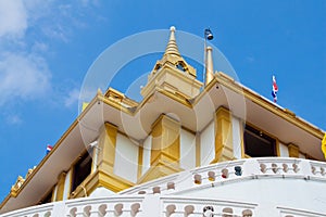 Temple Wat Saket, the golden mountain