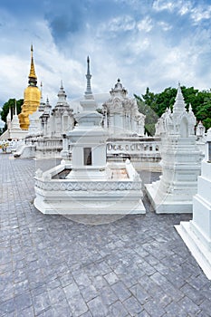 Temple Wat Suan Dok in Chiang Mai; Thailand