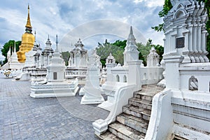 Temple Wat Suan Dok in Chiang Mai; Thailand