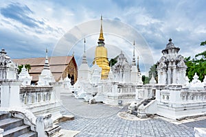 Temple Wat Suan Dok in Chiang Mai; Thailand