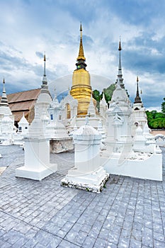 Temple Wat Suan Dok in Chiang Mai; Thailand