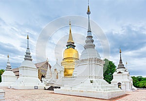 Temple Wat Suan Dok in Chiang Mai; Thailand