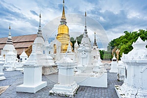 Temple Wat Suan Dok in Chiang Mai; Thailand