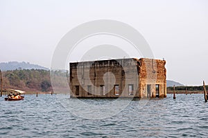 Temple in water