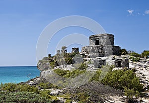 Temple of the Wind in Tulum Mexico