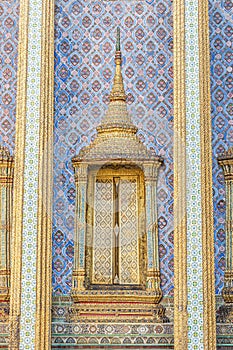 Temple window in the emerald buddha