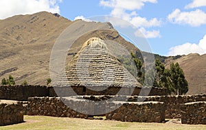 The Temple of Wiracocha in Raqchi ,Peru
