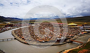 Temple of Yarchen Vddiyana meditation manastery photo