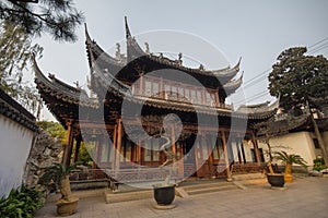 Temple in Yuyuan Garden, Pudong, Shanghai, China