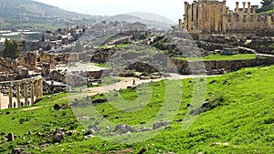 The Temple of Zeus, located on top of a hill towering above the city, was preceded by a monumental stairway leading to the temenos