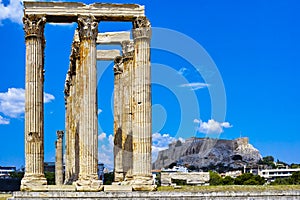 Temple of Zeus, Olympia, Greece photo