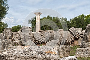 Temple of Zeus, Olympia, Greece