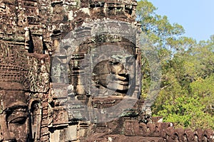 Temples of Angkor - Faces of Bayon temple