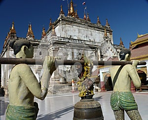 Temples in Bagan Myanmar (Burma)