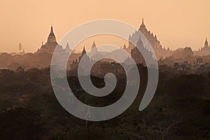 The Temples of Bagan (Pagan), Mandalay, Myanmar, Burma