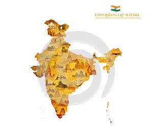 TEMPLES OF INDIA FAMOUS TEMPLES ON INDIA MAP WITH LOCATIONS photo