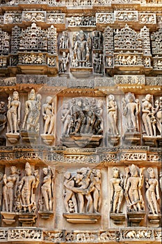 The temples at Khajuraho - India