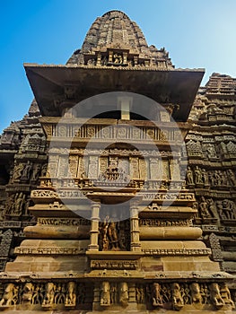Temples at Khajuraho in India