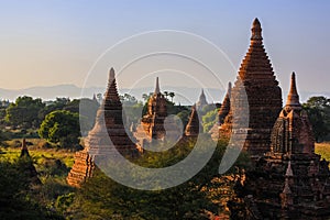 Temples and stupas,Bagan,Myanmar.