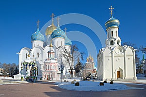 Temples of the Trinity Lavra of Sergius  Sergiev Posad  Russia