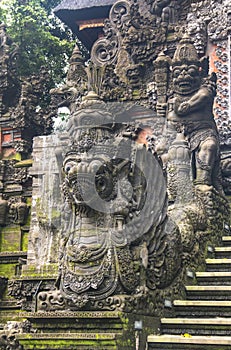 Temples in Ubud on Bali island