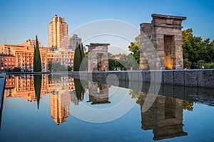 Templo de Debod, Madrid, Spain photo