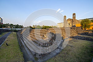 Templo de Santiago and Tlatelolco ruin at Mexico City, Mexico photo