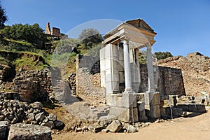 Templo del dios Mercurio en Munigua Mulva, provincia de Sevilla, EspaÃ±a