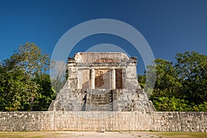 Templo del Hombre Barbado, Temple of the bearded man, Chichen Itza, Mexico photo