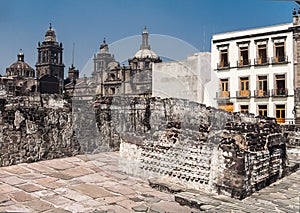 Templo Mayor Mexico City Cathedral