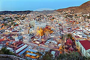 Templo San Diego Jardin Juarez Theater Guanajuato Mexico photo