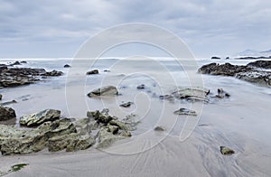 Temporal on the beach