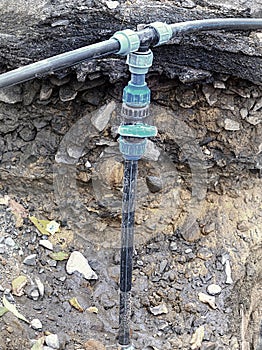 Temporary potable water pipe connecton