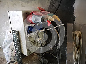 temporary power supply of the construction site