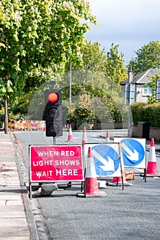 Temporary traffic signals