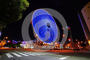 Tempozan Ferris Wheel in Osaka city, Japan