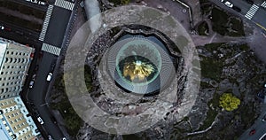 Temppeliaukio church summer sunrise photo